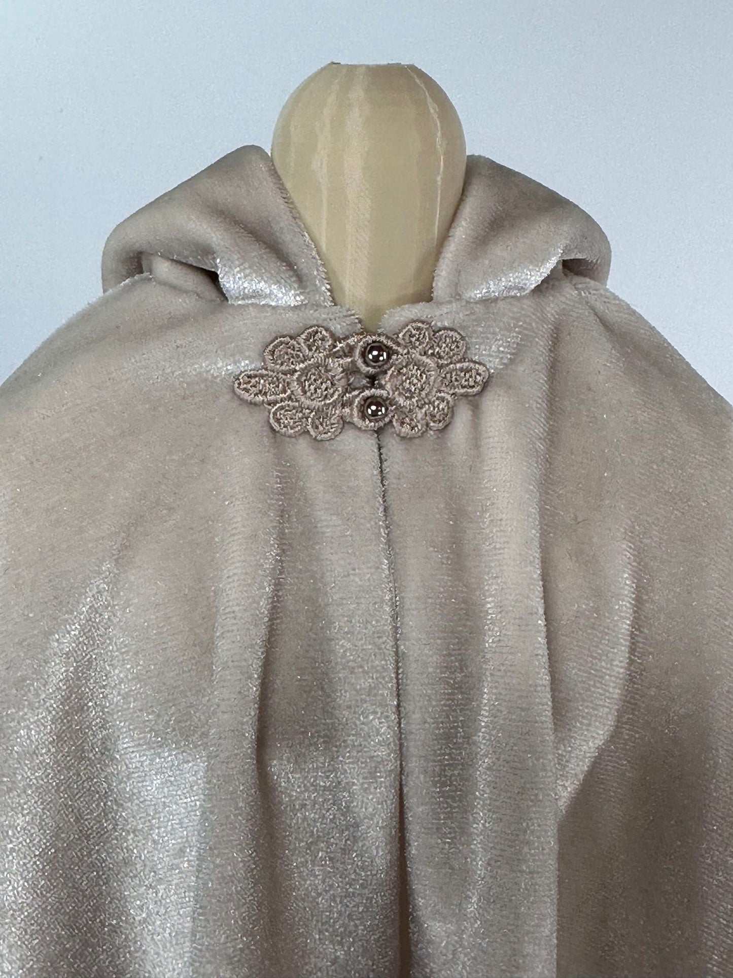Velvet Cape for Dolls