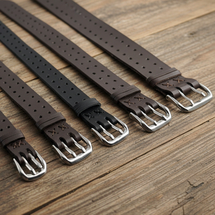 Handcrafted Genuine Leather Doll Wide Double Belts