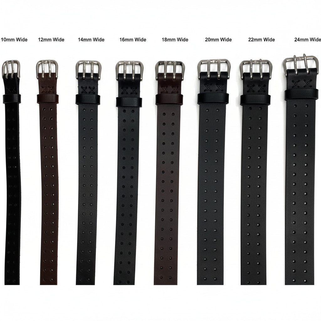 Handcrafted Genuine Leather Doll Wide Double Belts