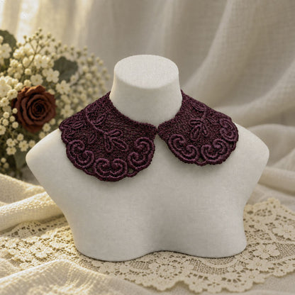 Machine Embroidered Lace Collars for Dolls