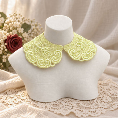 Machine Embroidered Lace Collars for Dolls
