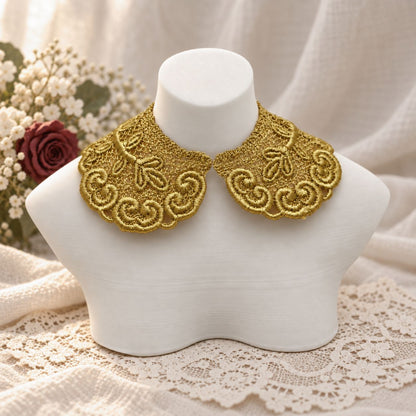 Machine Embroidered Lace Collars for Dolls