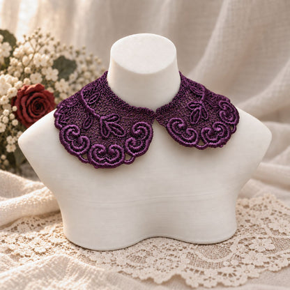 Machine Embroidered Lace Collars for Dolls