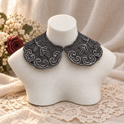 Machine Embroidered Lace Collars for Dolls