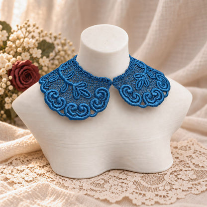 Machine Embroidered Lace Collars for Dolls