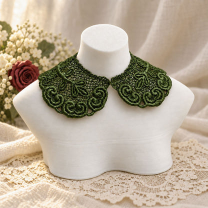 Machine Embroidered Lace Collars for Dolls