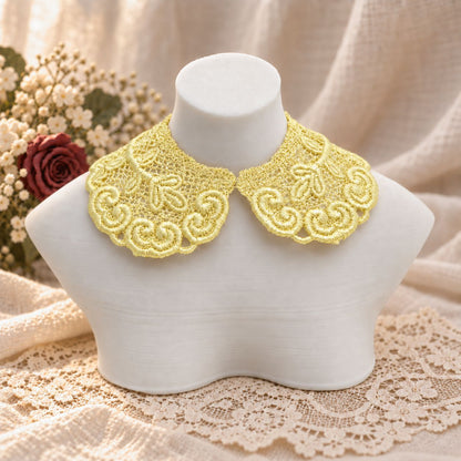 Machine Embroidered Lace Collars for Dolls