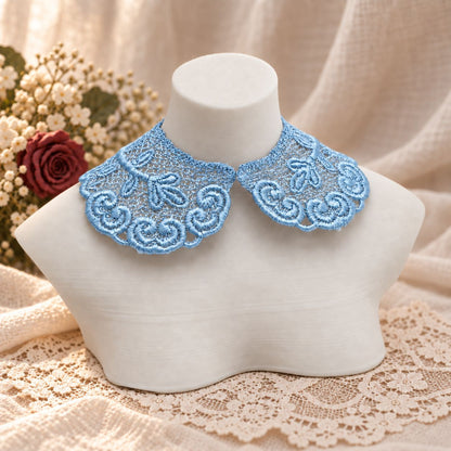 Machine Embroidered Lace Collars for Dolls