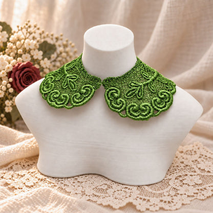 Machine Embroidered Lace Collars for Dolls