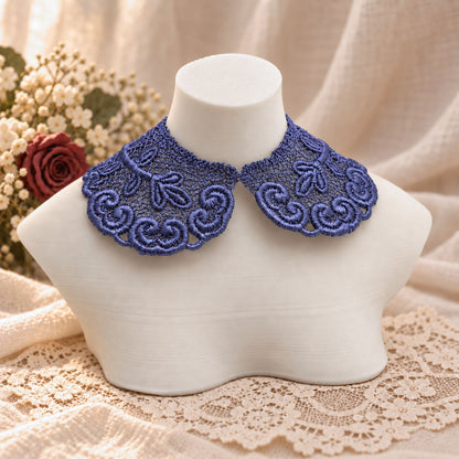 Machine Embroidered Lace Collars for Dolls