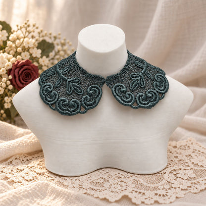 Machine Embroidered Lace Collars for Dolls