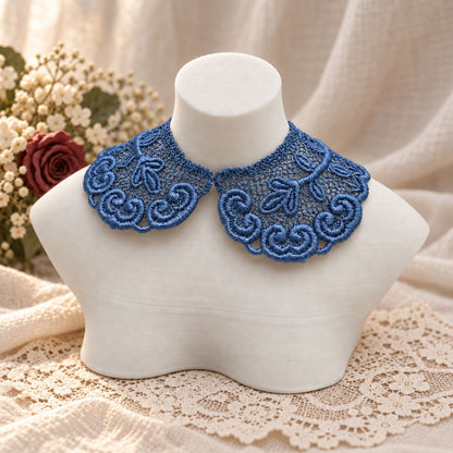 Machine Embroidered Lace Collars for Dolls
