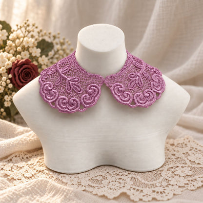 Machine Embroidered Lace Collars for Dolls